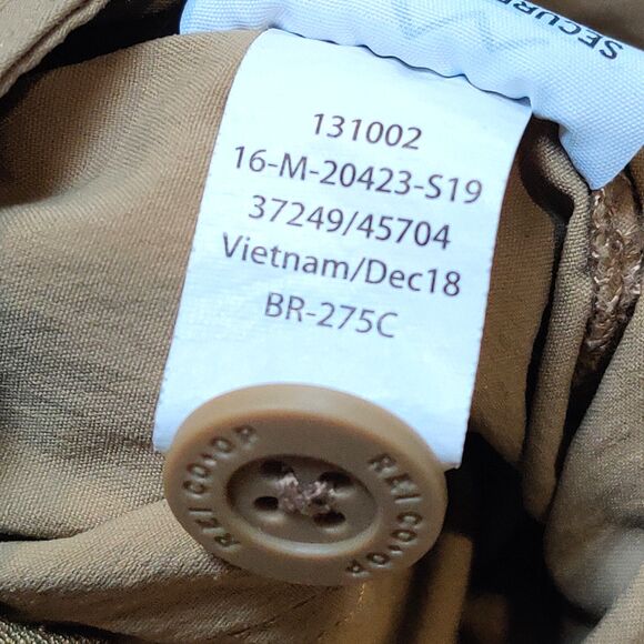 REI Co-op Cargo Pants Men 36x32* Tan Sahara Roll Up Relax Fit Belted Hike Khakis - Picture 10 of 14